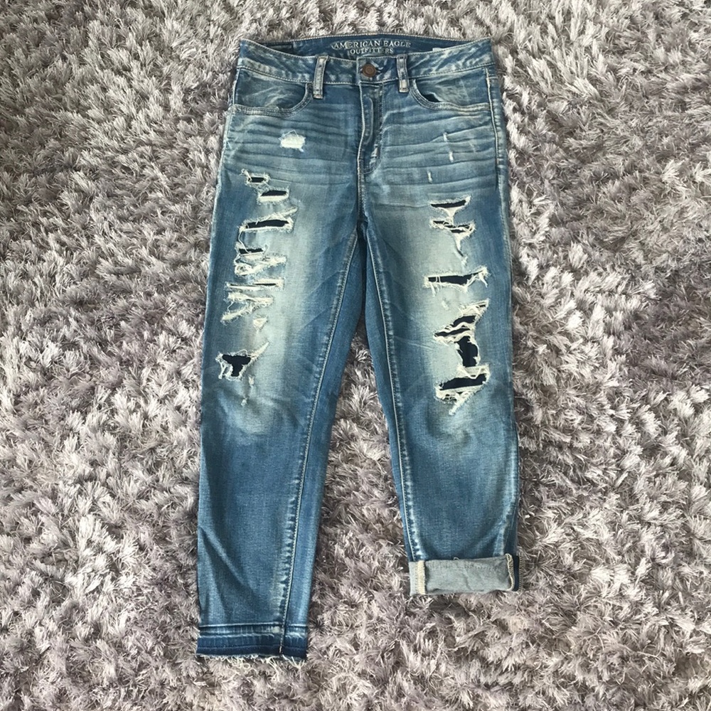 NWOT American Eagle high rise jegging crop capris